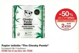 Monoprix Papier toilette the cheeky panda offre