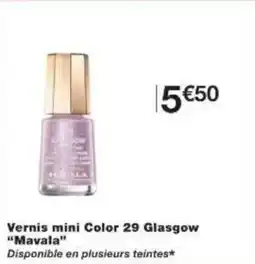 Monoprix Vernis mini color 29 glasgow mavala offre