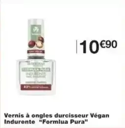Monoprix Vernis à ongles durcisseur végan indurente formlua pura offre