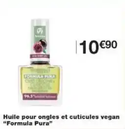 Monoprix Huile pour ongles et cuticules vegan formula pura offre