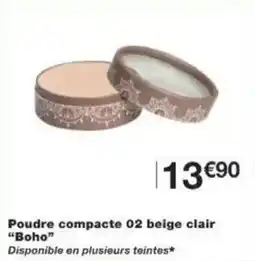 Monoprix Poudre compacte 02 beige clair boho offre