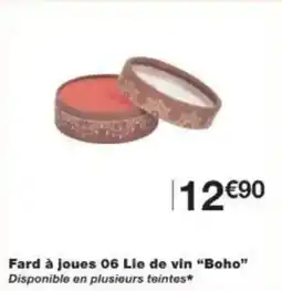 Monoprix Fard à joues 06 lie de vin boho offre