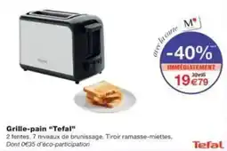 Monoprix Grille-pain tefal offre