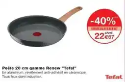 Monoprix Poêle gamme Renew tefal offre