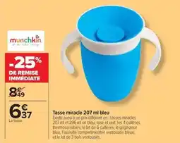 Carrefour Drive Tasse miracle 207 ml bleu offre