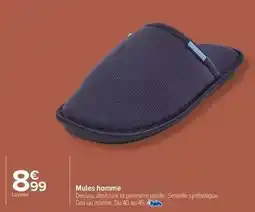Carrefour Drive Premiere. - mules homme offre
