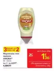 METRO Amora - mayonnaise mini squeeze offre