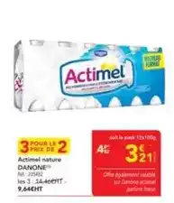 METRO Danone - actimel nature offre
