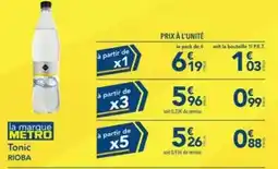 METRO Metro - tonic offre