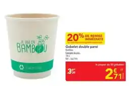 METRO Gobelet double paroi offre