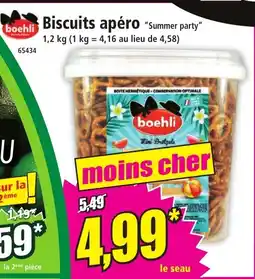 Norma BOEHLI Biscuits apéro offre