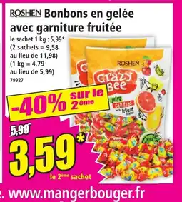 Norma ROSHEN Bonbons en gelée avec garniture fruitée offre