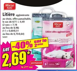 Norma Litière agglomérante offre