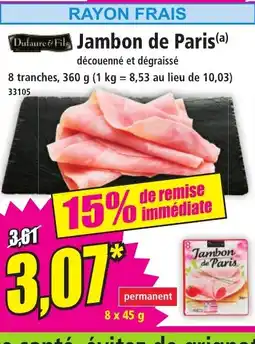 Norma Jambon de Paris offre