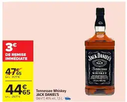 Carrefour JACK DANIEL'S Tennessee Whiskey offre