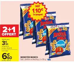 Carrefour MONSTER MUNCH offre