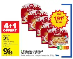 Carrefour CARREFOUR CLASSIC Plat cuisiné individuel offre