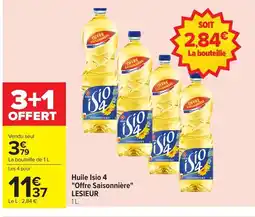 Carrefour LESIEUR Huile Isio 4 Offre Saisonnière offre