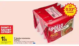 Carrefour APOLLO Nouilles instantanées offre