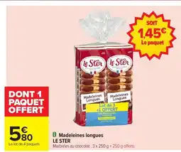 Carrefour madeleines longues Le ster offre