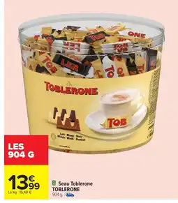Carrefour TOBLERONE Seau offre