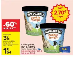Carrefour BEN & JERRY'S Crème glacée offre