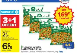 Carrefour CARREFOUR CLASSIC Légumes surgelés offre