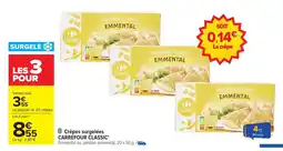 Carrefour CARREFOUR CLASSIC Crêpes surgelées offre
