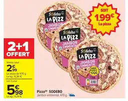 Carrefour SODEBO Pizza offre