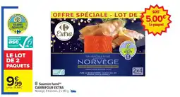 Carrefour CARREFOUR EXTRA Saumon fumé offre