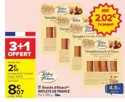 Carrefour REFLETS DE FRANCE Knacks d'Alsace offre