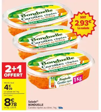 Carrefour BONDUELLE Salade offre
