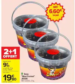 Carrefour JESSIE Seau Maxi Format offre