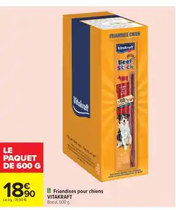 Carrefour VITAKRAFT Friandises pour chiens offre