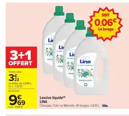 Carrefour LINALessive liquide offre
