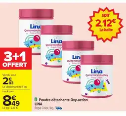 Carrefour LINA Poudre détachante Oxy-action offre