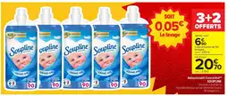 Carrefour SOUPLINE Adoucissant Concentré offre