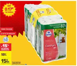 Carrefour CARREFOUR SOFT Papier hygiénique offre