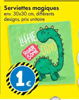 TEDi Serviettes magiques offre