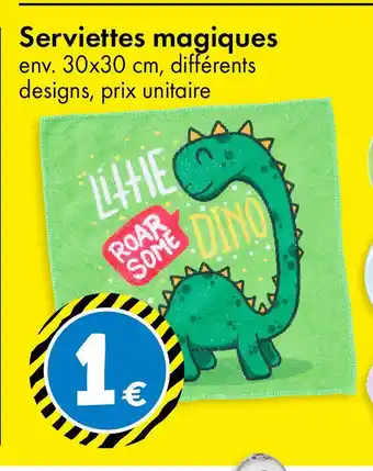 TEDi Serviettes magiques offre