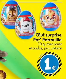 TEDi Œuf surprise Pat' Patrouille offre