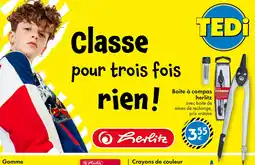 TEDi Boîte à compas herlitz offre