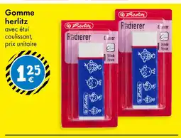 TEDi Gomme herlitz offre