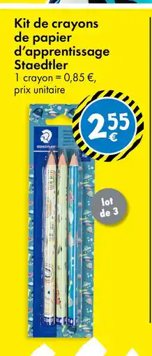 TEDi Kit de crayons de papier d'apprentissage Staedtler offre