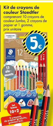 TEDi Kit de crayons de couleur Staedtler offre