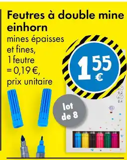 TEDi Feutres à double mine offre