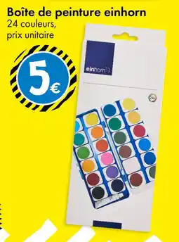 TEDi Boîte de peinture einhorn offre