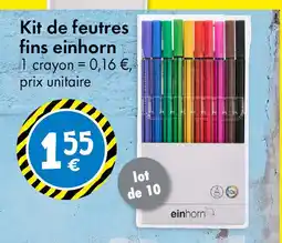 TEDi Kit de feutres fins einhorn offre