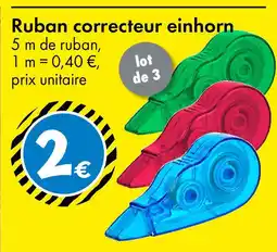 TEDi Ruban correcteur einhorn offre