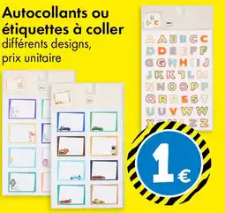 TEDi Autocollants ou étiquettes à coller offre